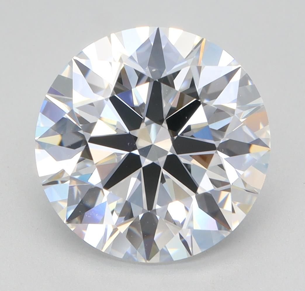 3.14ct D VS1 Rare Carat Ideal Cut Round Lab Grown Diamond