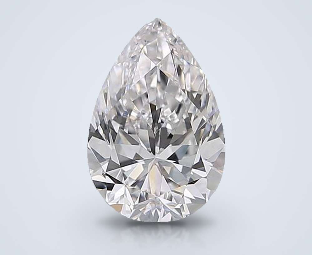 2.50 Carat Pear Natural Diamond
