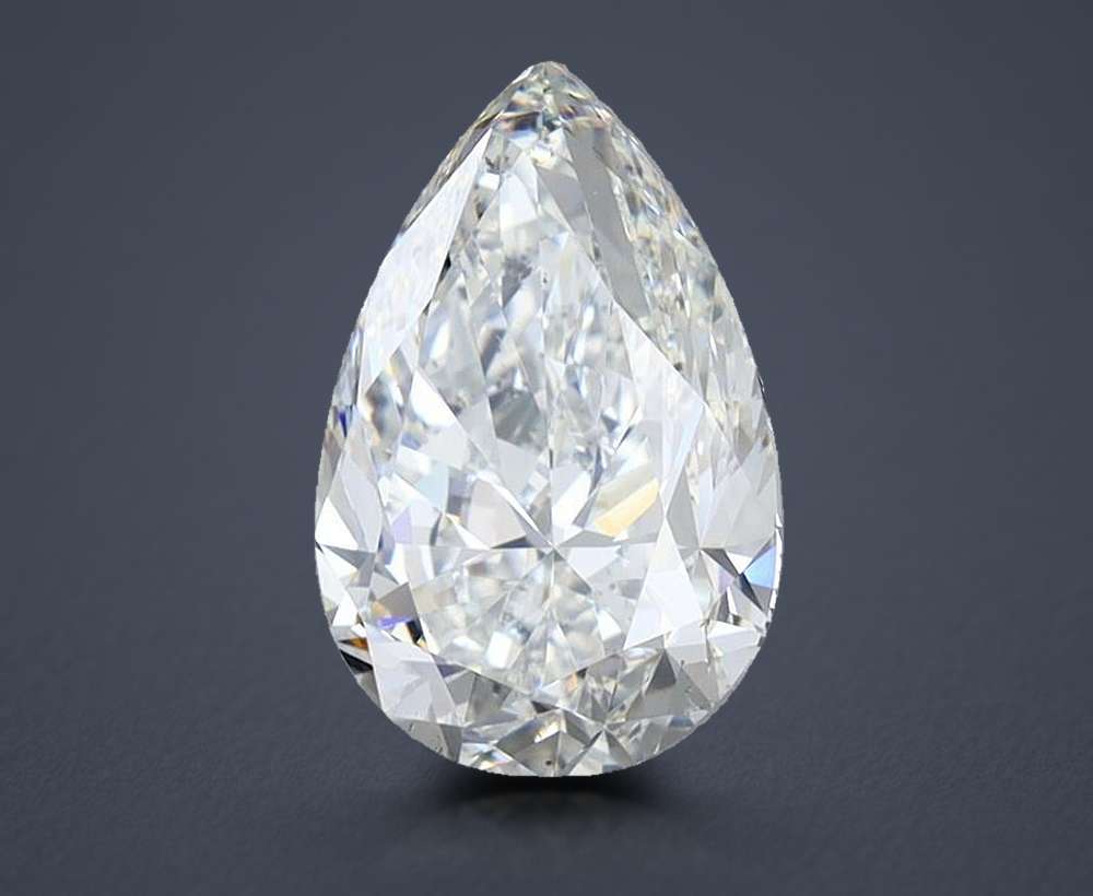3.02 Carat Pear Natural Diamond