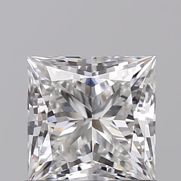 0.79ct F VS1 Rare Carat Ideal Cut Princess Lab Grown Diamond