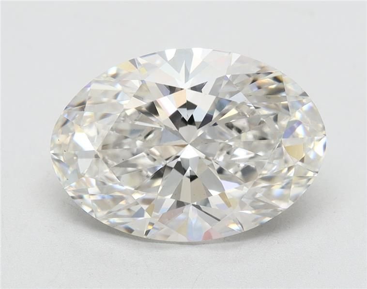 3.43ct G VS1 Rare Carat Ideal Cut Oval Lab Grown Diamond