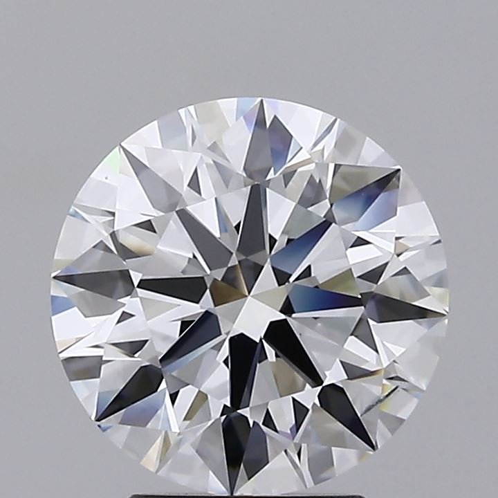 3.35ct F SI1 Rare Carat Ideal Cut Round Lab Grown Diamond
