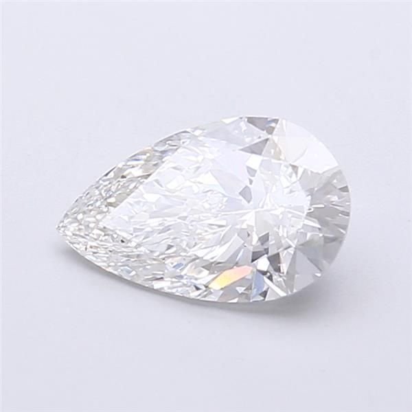 1.14ct D VVS2 Rare Carat Ideal Cut Pear Lab Grown Diamond