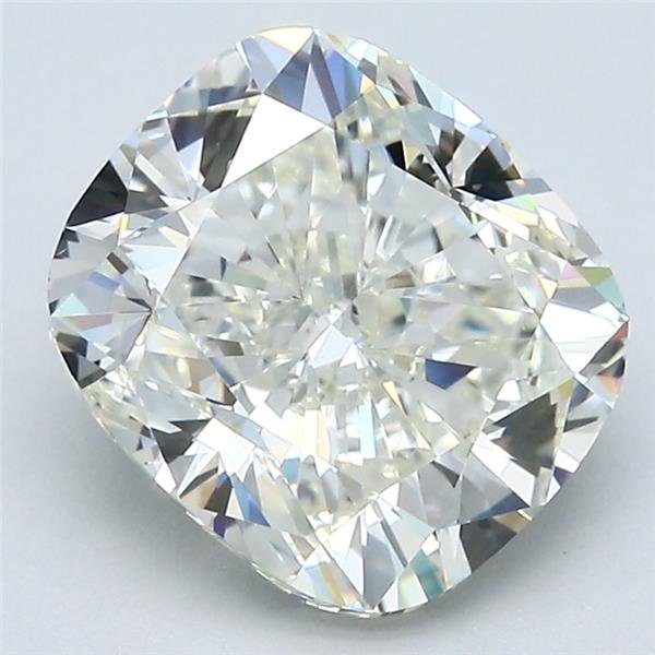 3.51ct J VS1 Very Good Cut Cushion Diamond