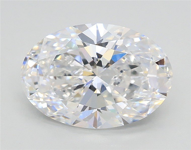 2.02ct D VS1 Rare Carat Ideal Cut Oval Lab Grown Diamond