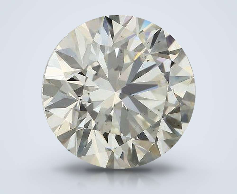 3.98 Carat Round Natural Diamond