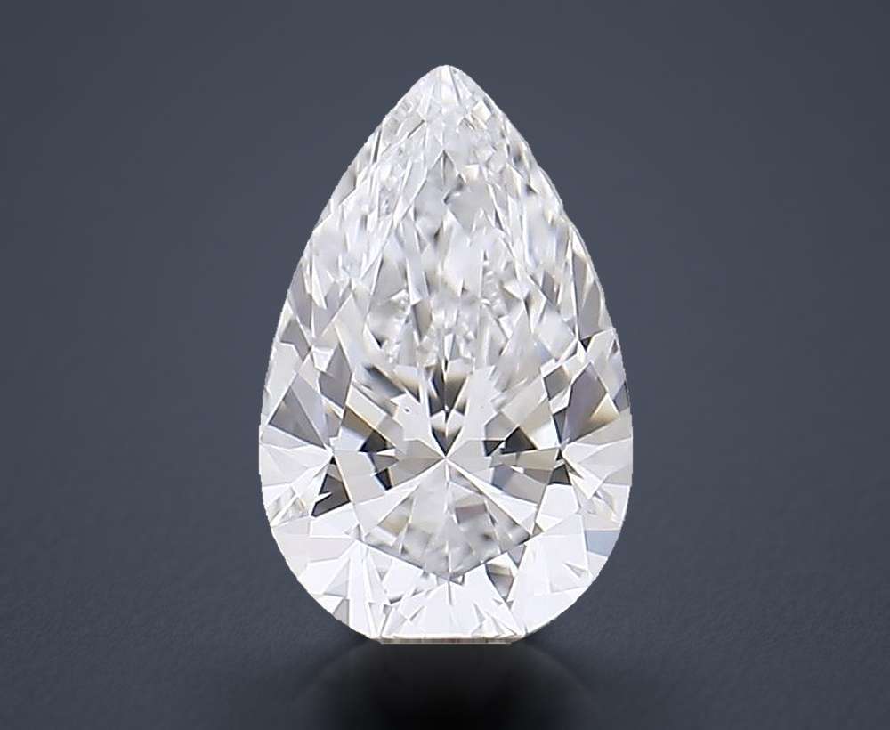 0.75 Carat Pear Lab Diamond
