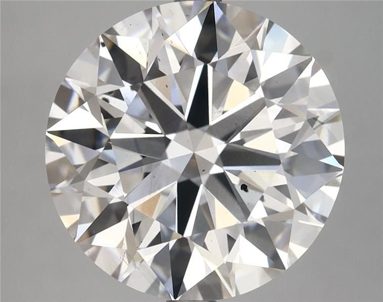 7.18ct F SI1 Rare Carat Ideal Cut Round Lab Grown Diamond