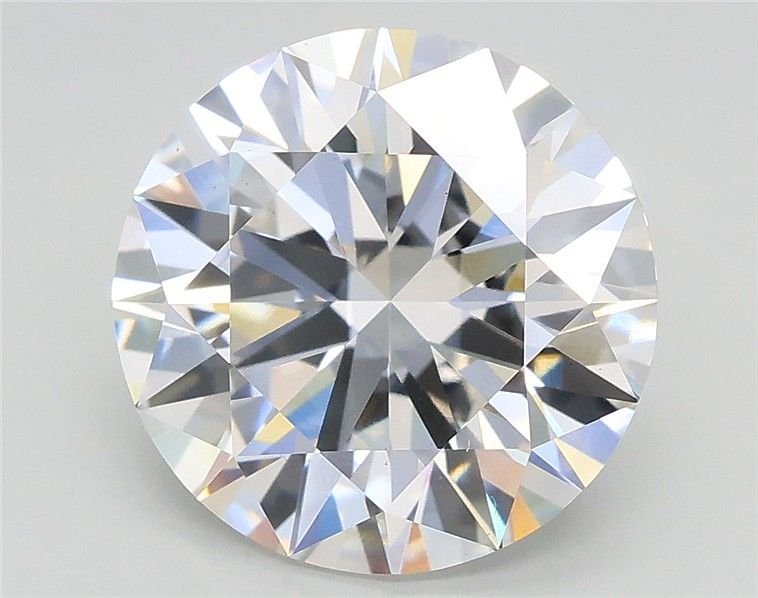 4.03ct F VS1 Excellent Cut Round Lab Grown Diamond