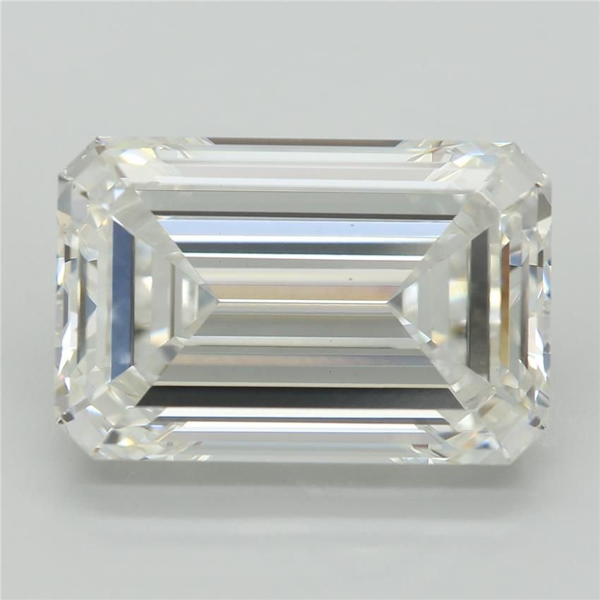 10.38ct F VS1 Rare Carat Ideal Cut Emerald Lab Grown Diamond