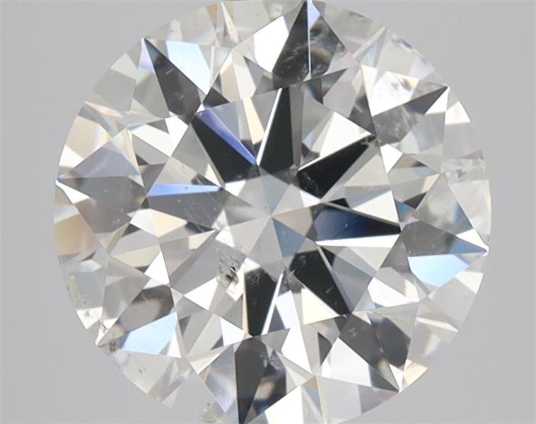 2.54ct I SI2 Rare Carat Ideal Cut Round Diamond