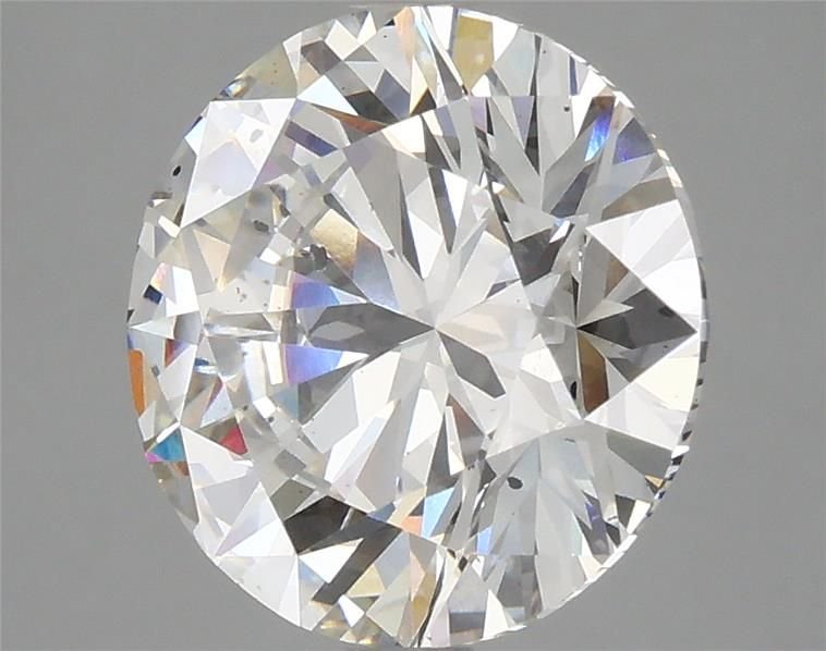 4.04ct F SI1 Rare Carat Ideal Cut Round Lab Grown Diamond