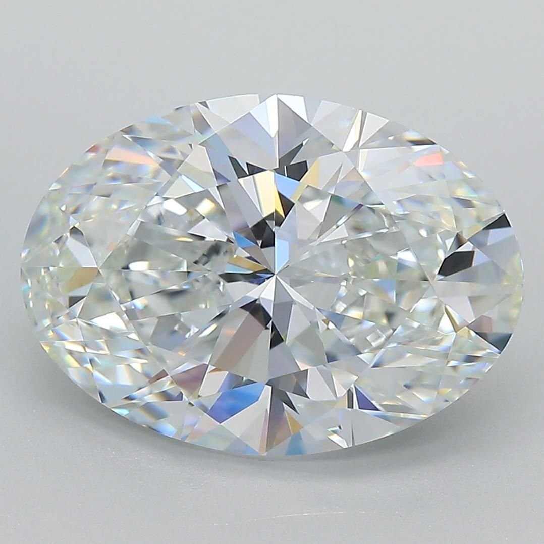 5.16ct G VS1 Rare Carat Ideal Cut Oval Lab Grown Diamond