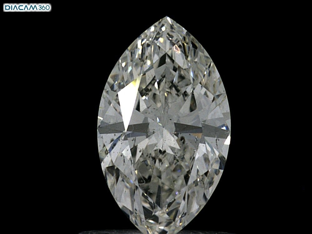 0.74ct I SI2 Rare Carat Ideal Cut Marquise Diamond