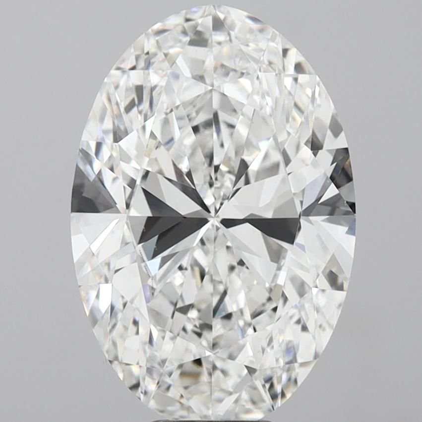 10.30ct F VVS2 Rare Carat Ideal Cut Oval Lab Grown Diamond