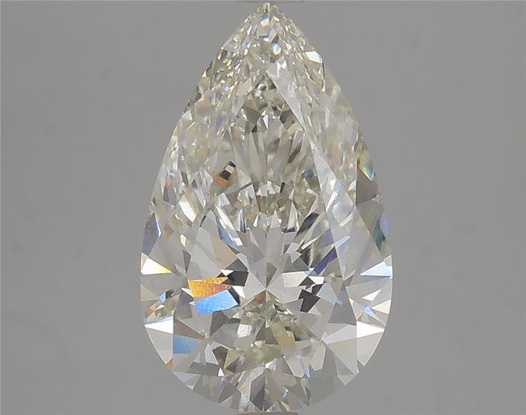 2.97ct H VS2 Rare Carat Ideal Cut Pear Lab Grown Diamond