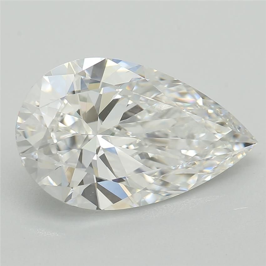 2.09ct D VS1 Rare Carat Ideal Cut Pear Lab Grown Diamond