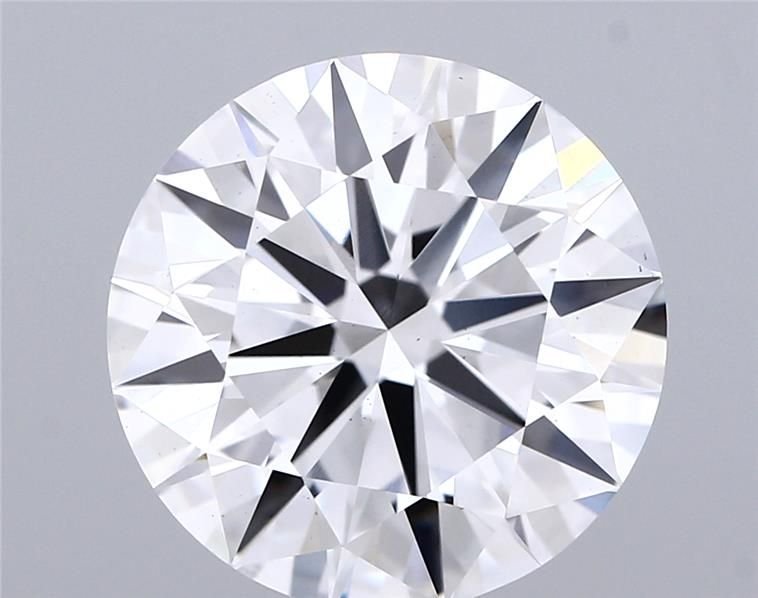6.57ct D VS1 Rare Carat Ideal Cut Round Lab Grown Diamond