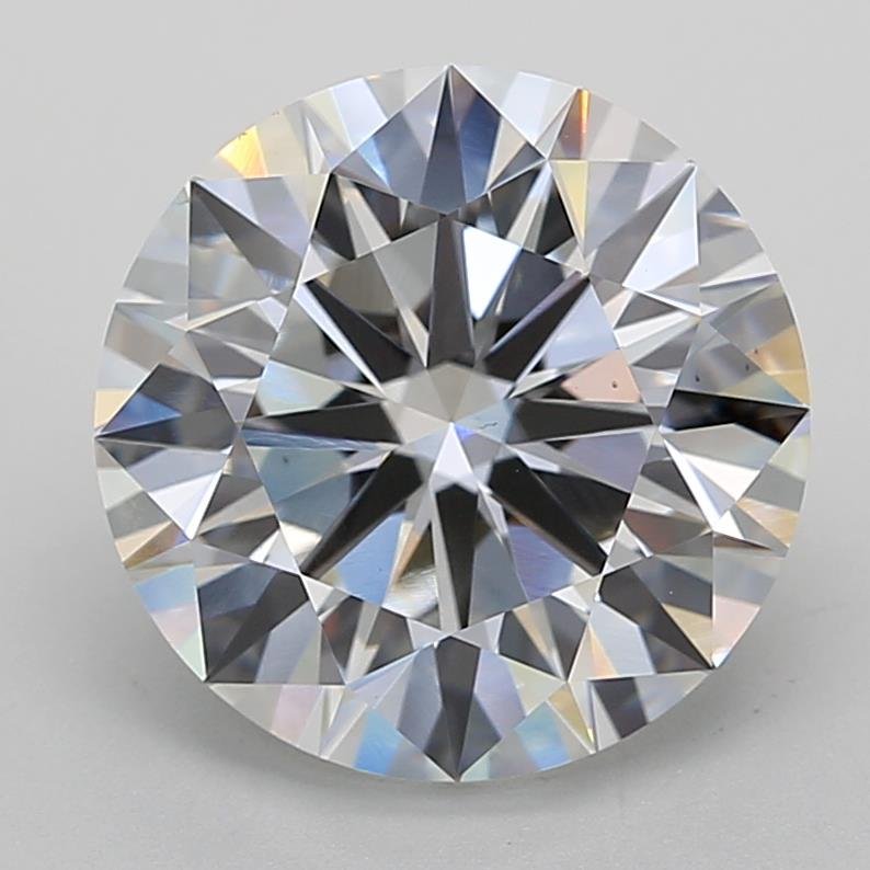 6.03ct E VS1 Rare Carat Ideal Cut Round Lab Grown Diamond