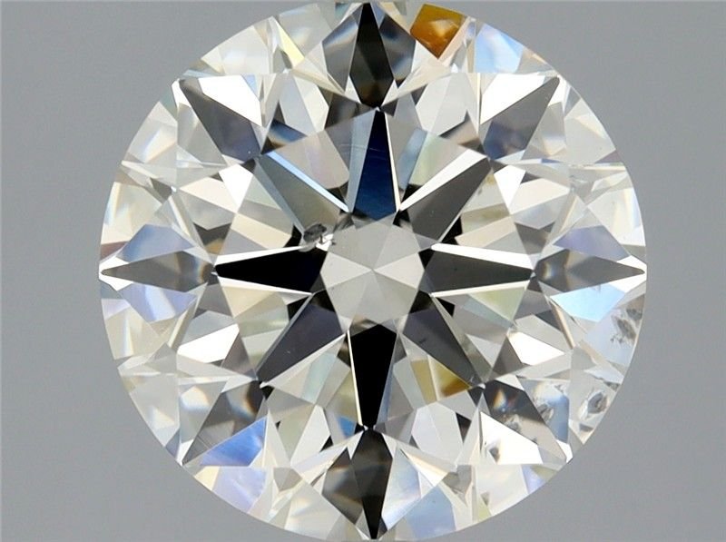 2.39ct K SI2 Rare Carat Ideal Cut Round Diamond