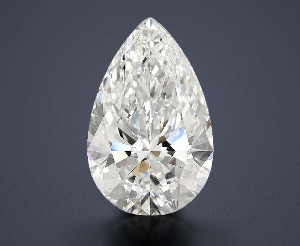 8.03 Carat Pear Lab Diamond