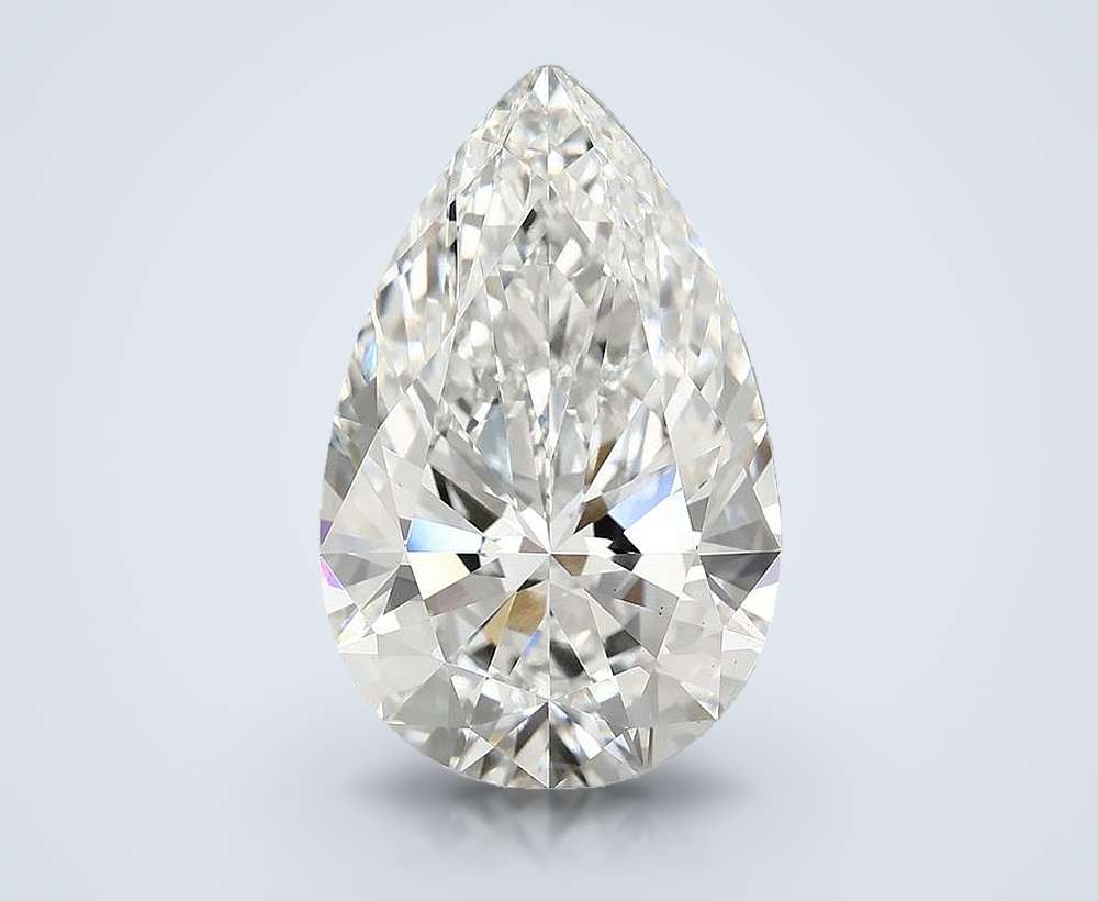 8.03 Carat Pear Lab Diamond