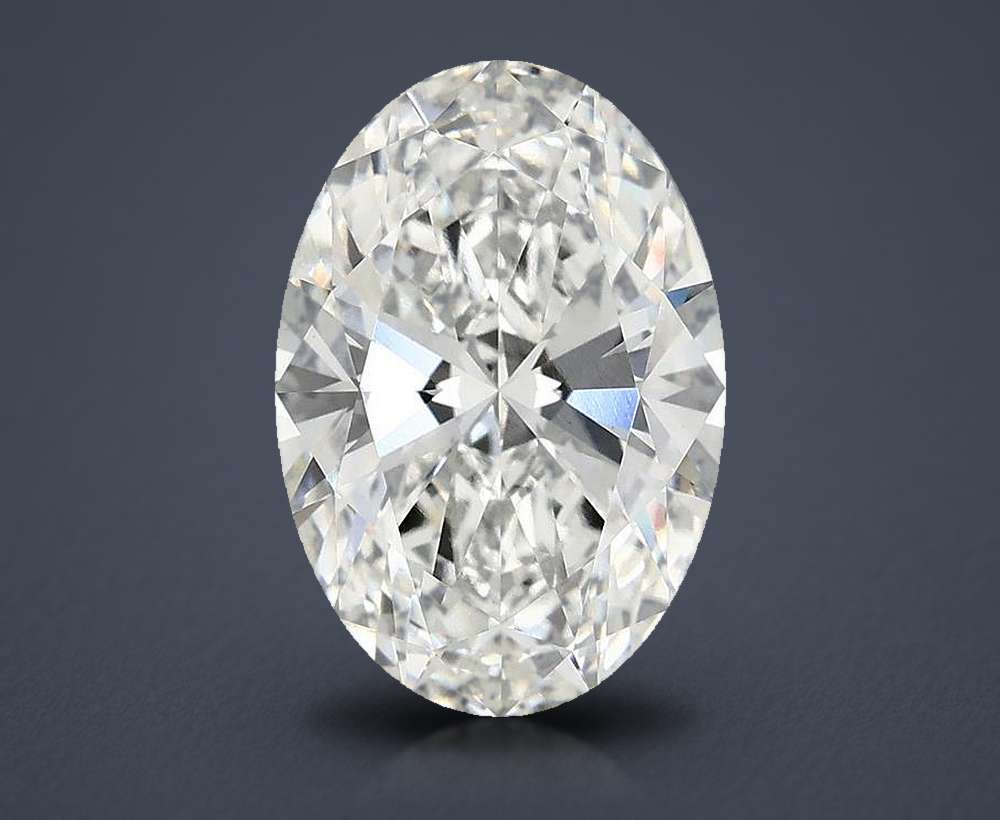3.90 Carat Oval Lab Diamond