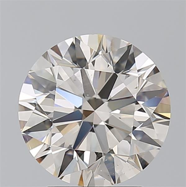3.09ct J SI1 Rare Carat Ideal Cut Round Diamond