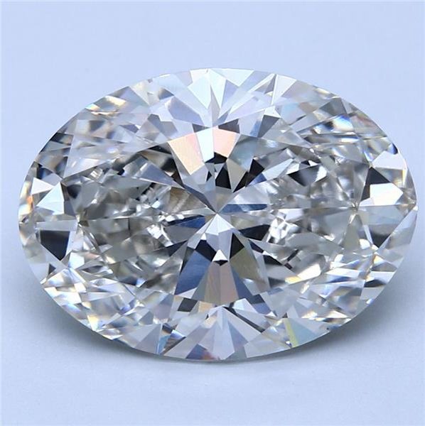 7.71ct H VS1 Rare Carat Ideal Cut Oval Lab Grown Diamond