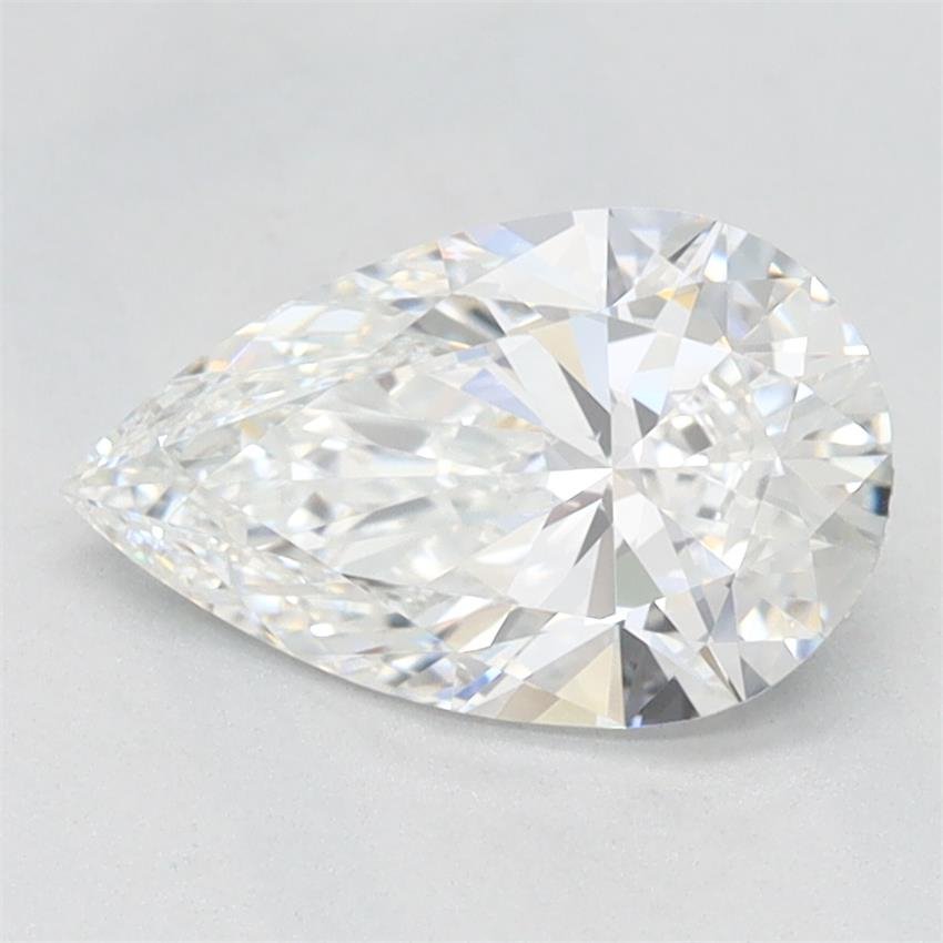 1.04ct E VVS1 Rare Carat Ideal Cut Pear Lab Grown Diamond