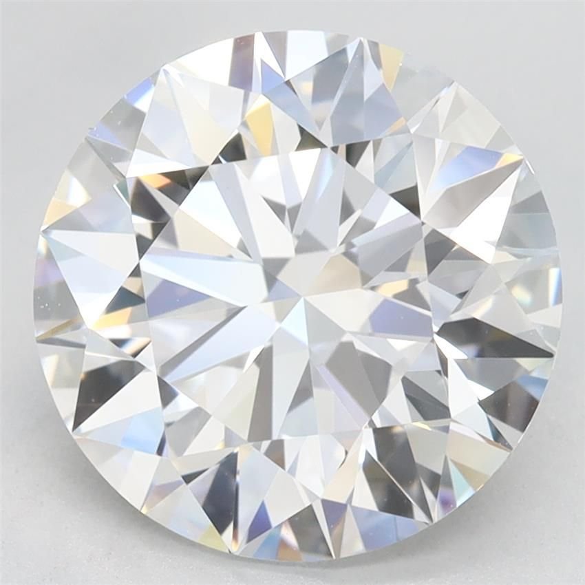 3.82ct E VVS2 Rare Carat Ideal Cut Round Lab Grown Diamond