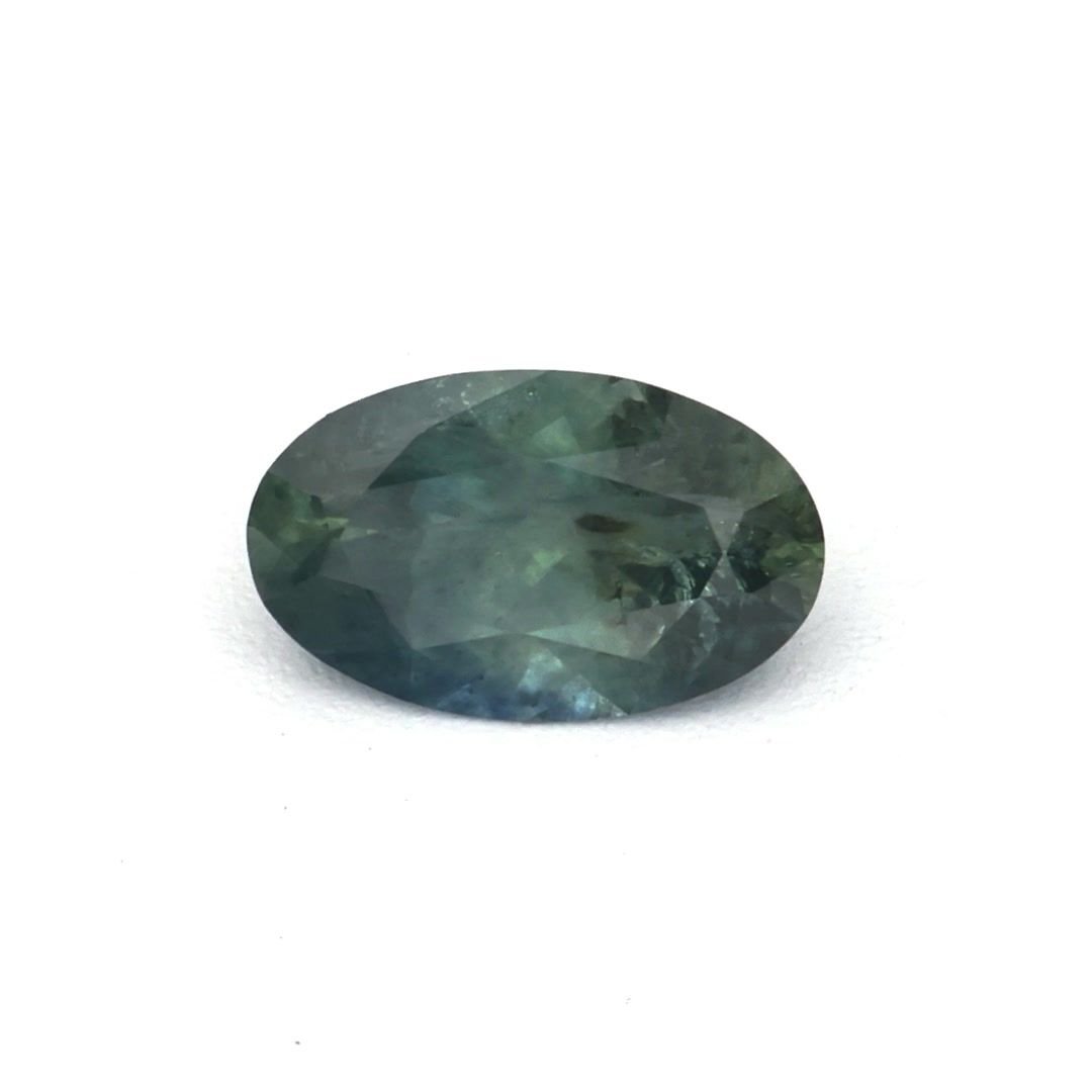 0.26 Carat Green Oval Sapphire