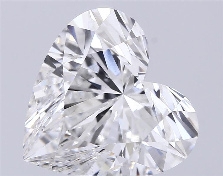 5.52ct E VS2 Rare Carat Ideal Cut Heart Lab Grown Diamond