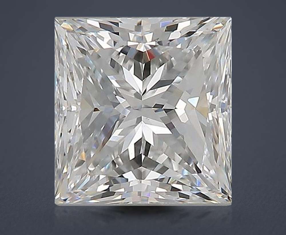 1.71 Carat Princess Natural Diamond
