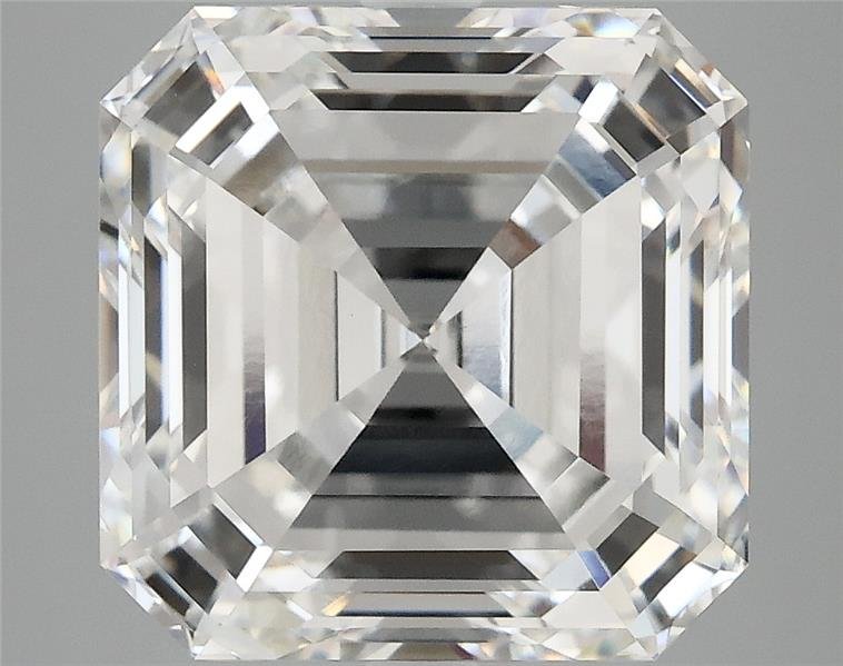 7.03ct F VVS2 Rare Carat Ideal Cut Asscher Lab Grown Diamond