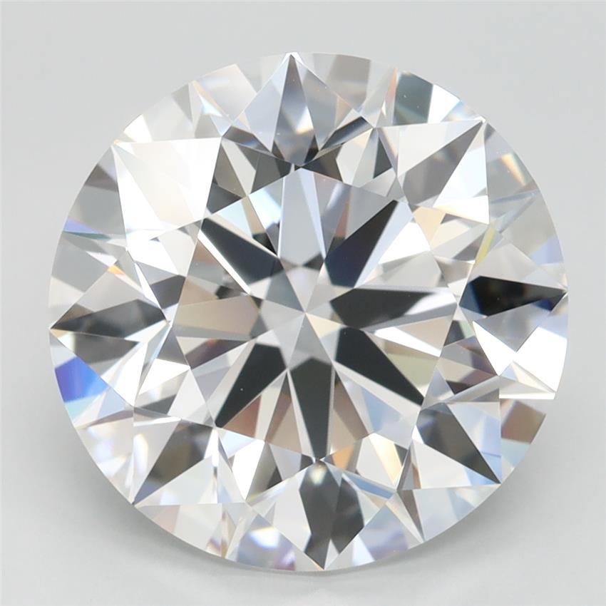 5.01ct D FL Rare Carat Ideal Cut Round Lab Grown Diamond
