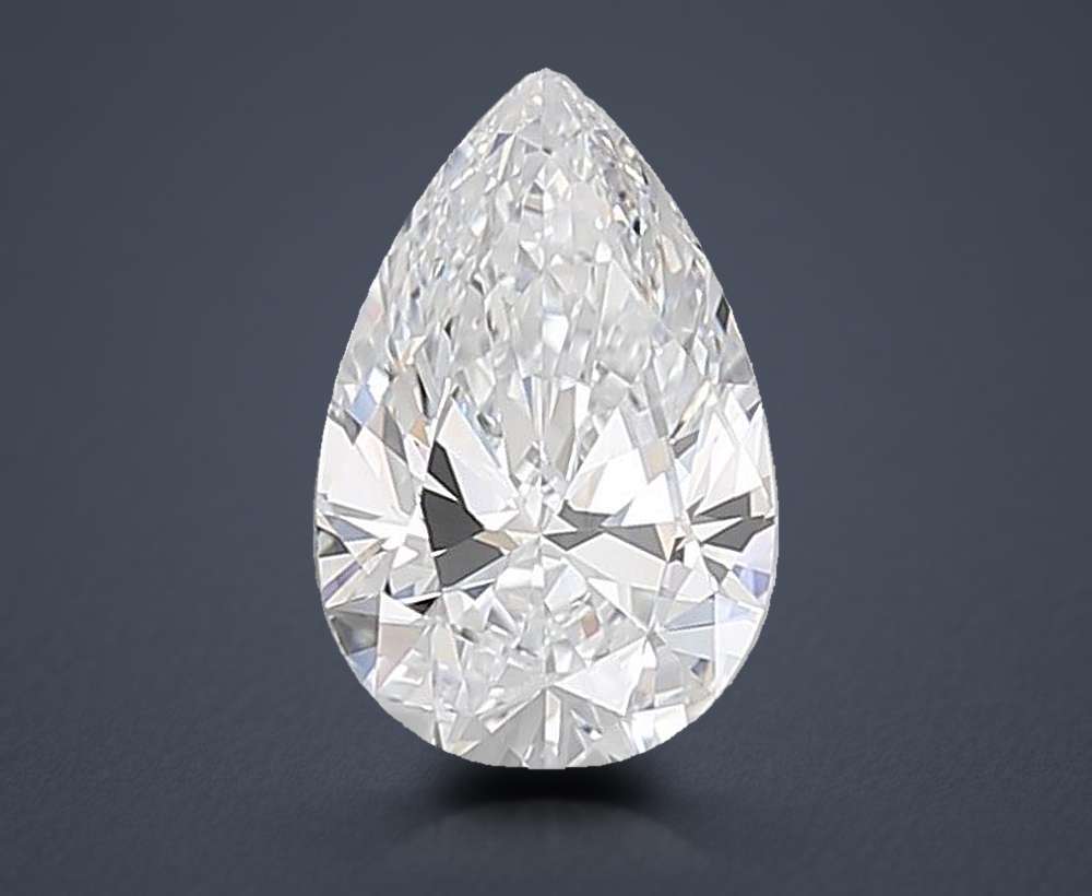 3.38 Carat Pear Lab Diamond