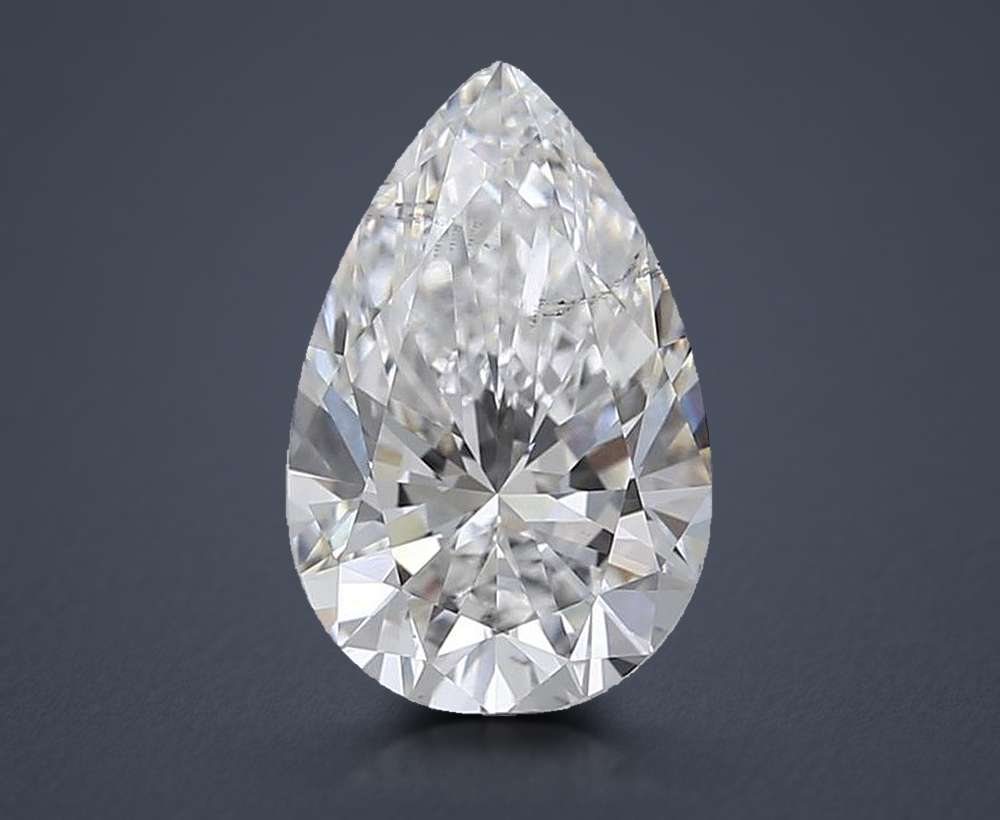 1.36 Carat Pear Lab Diamond