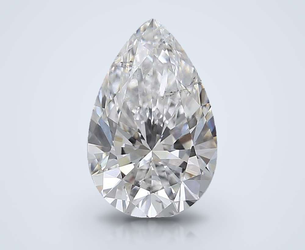 1.36 Carat Pear Lab Diamond