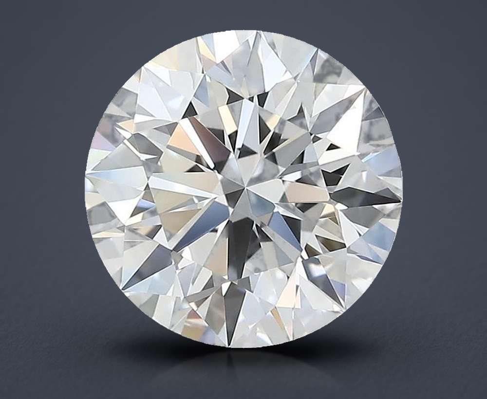 3.36 Carat Round Lab Diamond