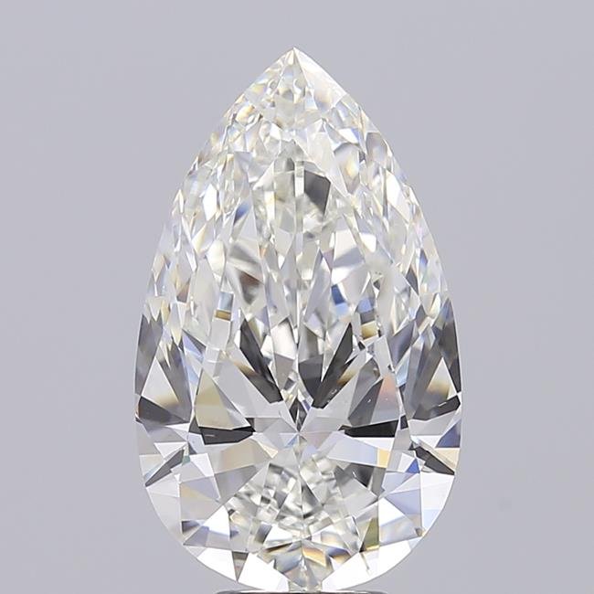 6.78 Carat Pear Lab Diamond