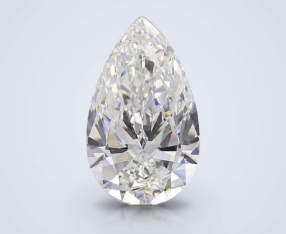 6.78 Carat Pear Lab Diamond