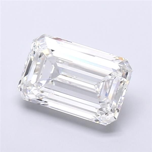 7.05ct E VS1 Rare Carat Ideal Cut Emerald Lab Grown Diamond
