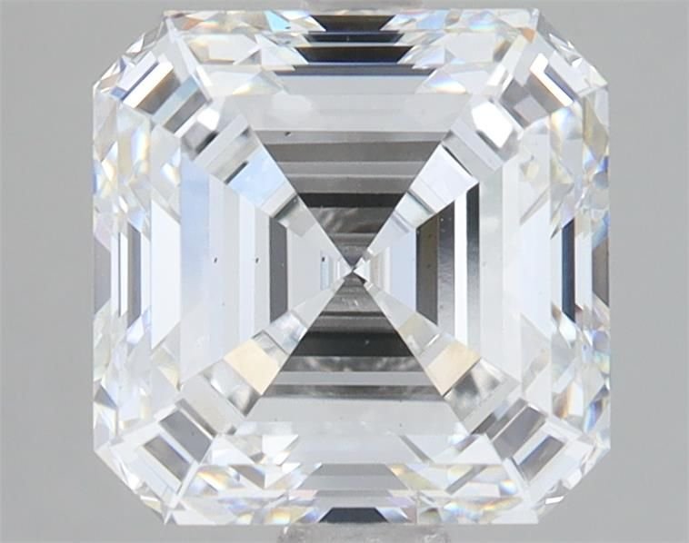 3.03ct E VS2 Rare Carat Ideal Cut Asscher Lab Grown Diamond