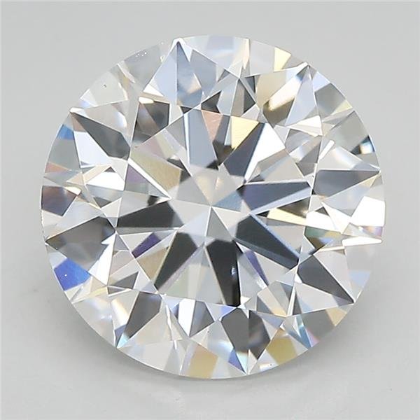 4.02ct E VVS2 Rare Carat Ideal Cut Round Lab Grown Diamond