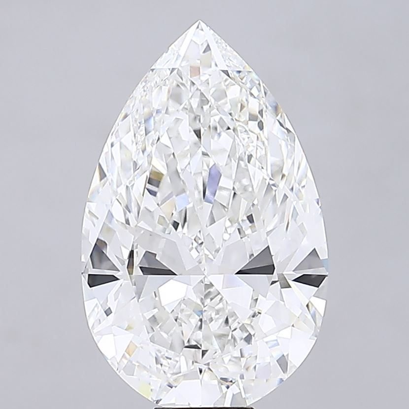 18.03ct F VVS2 Rare Carat Ideal Cut Pear Lab Grown Diamond