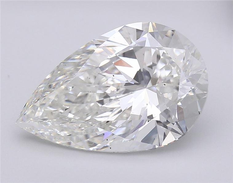 10.02ct G VS2 Rare Carat Ideal Cut Pear Lab Grown Diamond