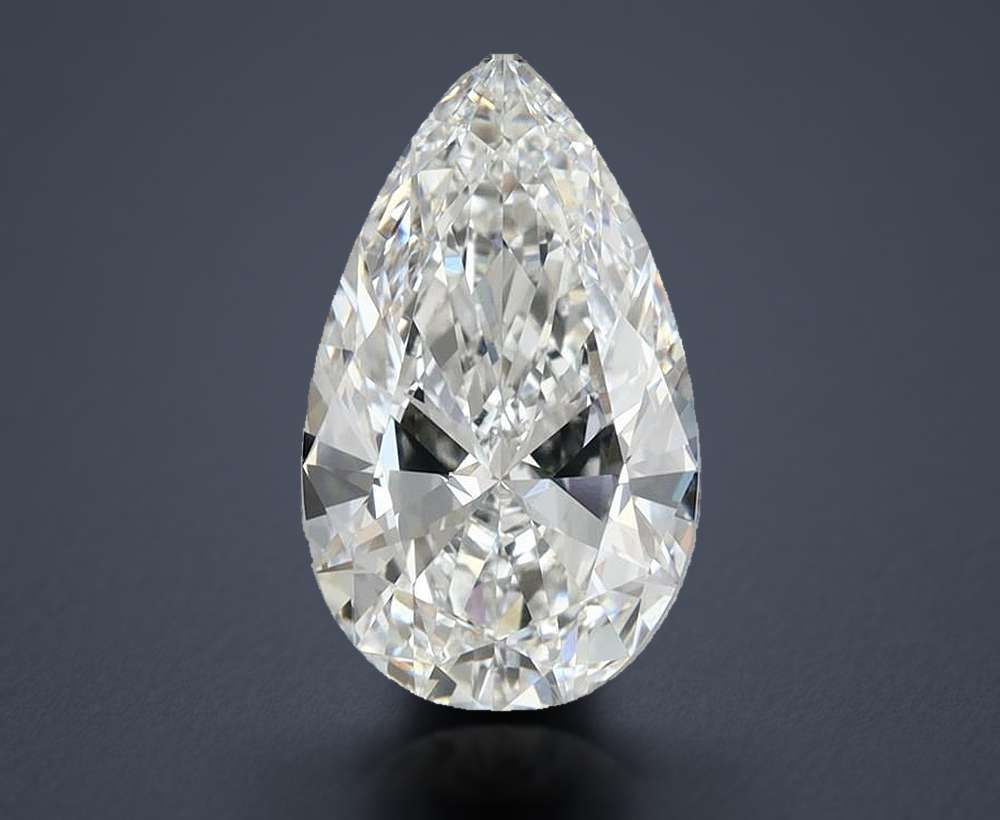 3.00 Carat Pear Lab Diamond