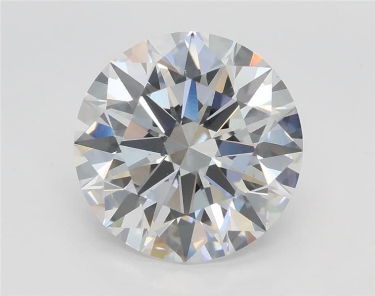 3.06ct D VS1 Rare Carat Ideal Cut Round Lab Grown Diamond