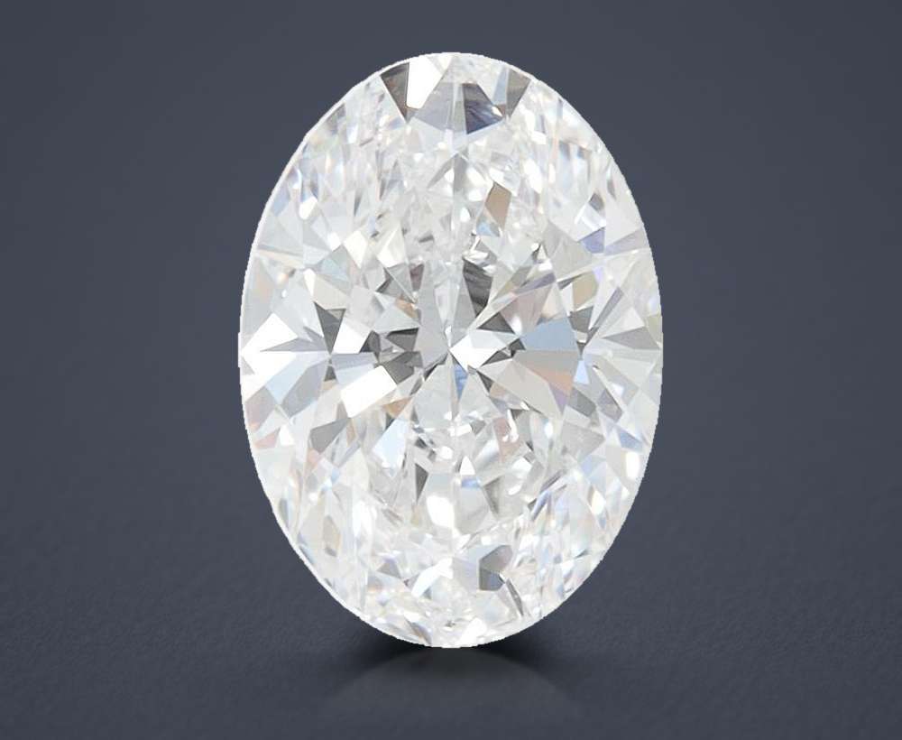 1.00 Carat Oval Lab Diamond